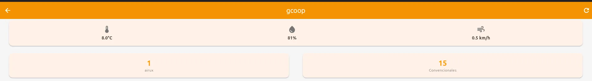 Widget de clima
